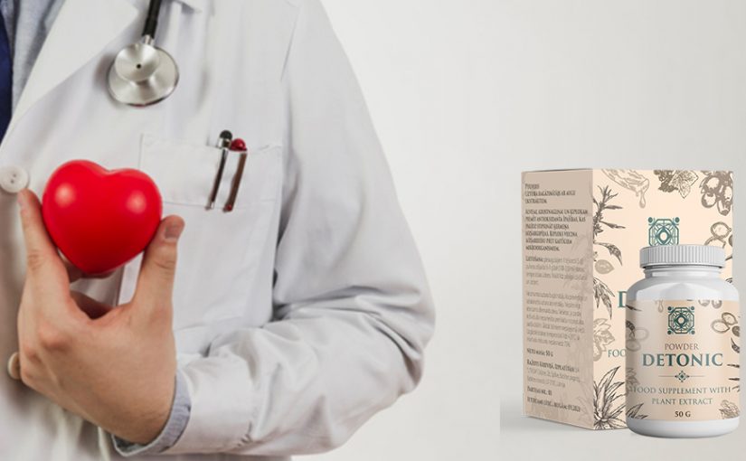 Detonic este o capsulă de hipertensiune destinată utilizării de către bărbați și femei care normalizează citirile tensiunii arteriale.